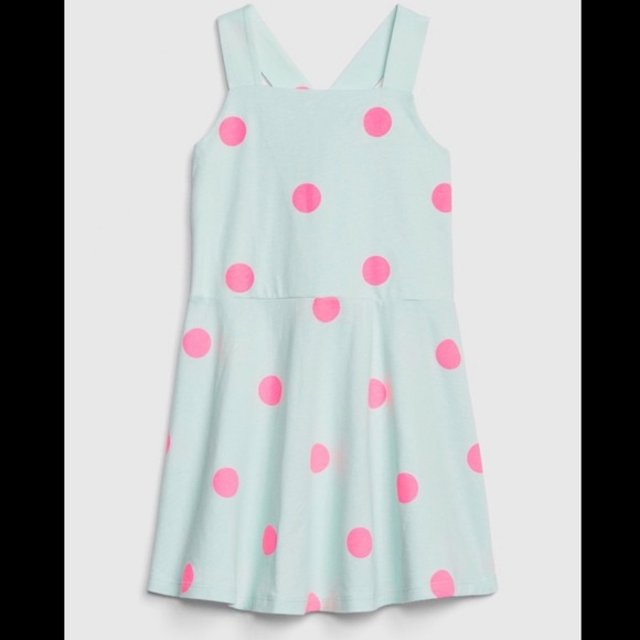 GAP Other - 🐰HP!!🐰 Baby Gap Mint Apron Crossback Dress